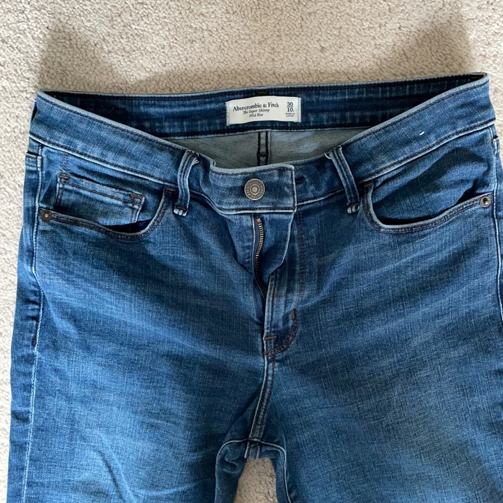 Abercrombie & Fitch skinny mid rise jeans